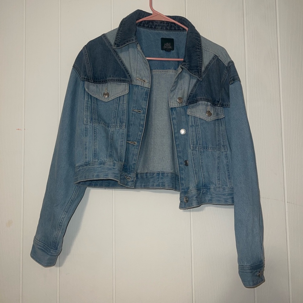 Wild Fable cropped denim jacket